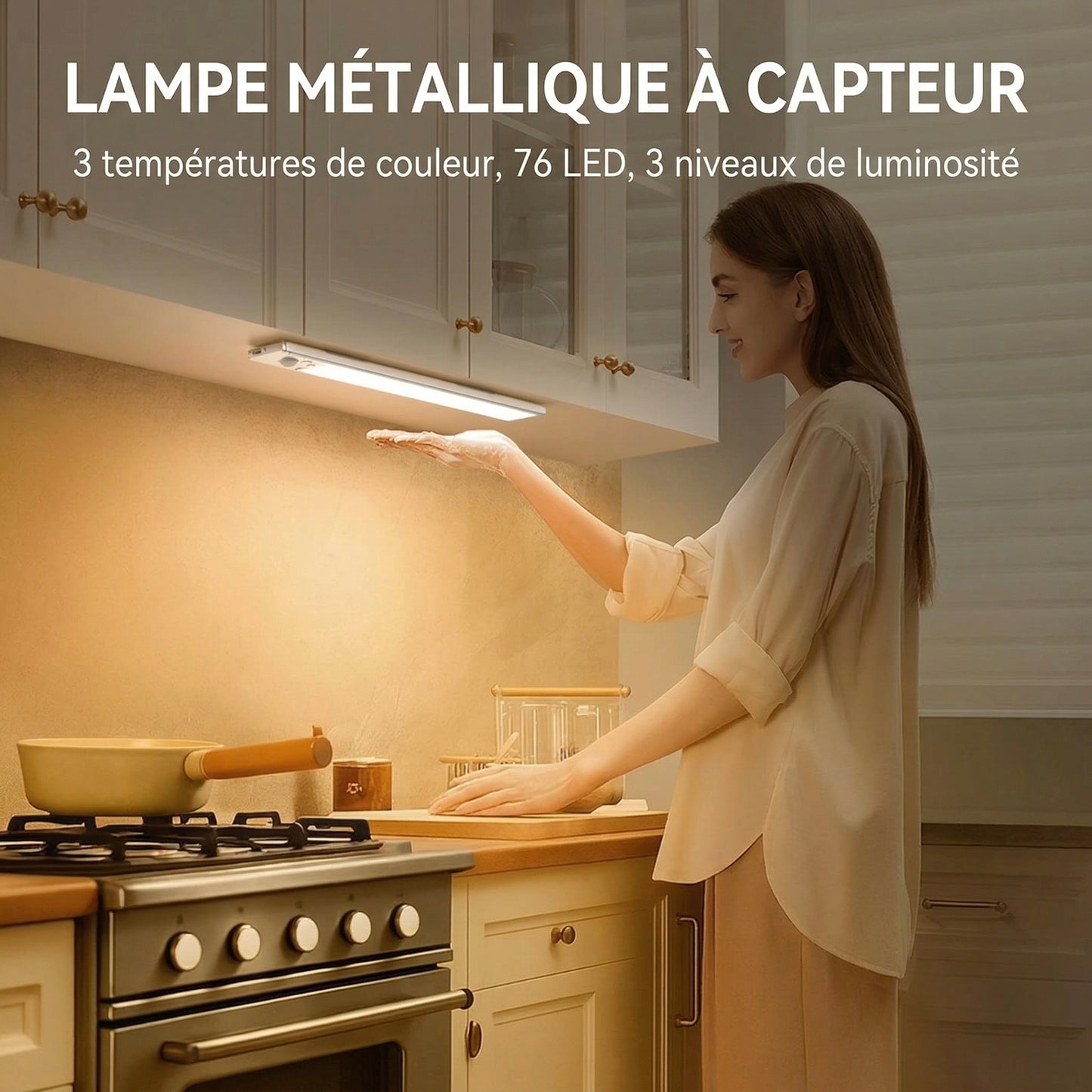 Éclairage Led Premium sans fil à détecteur de mouvement