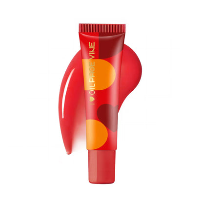 Teinte 04 rouge cerise et sa texture brillante