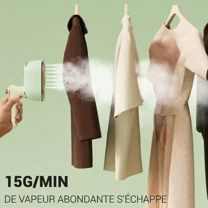 SteamPro - Fer à repasser Défroisser 2-en-1 portable